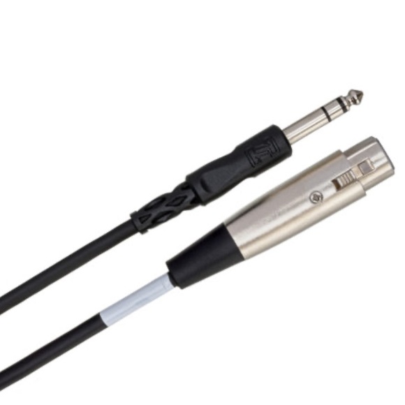 HOSA Balanced Interconnect 5ft XLR3F to 1/4 TRS STX-105F - Picture 2 of 9